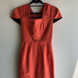 Roland Mouret coral dress